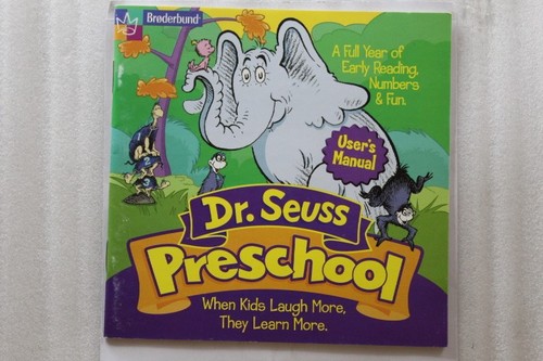 Seuss preschool cd rom - seuss,