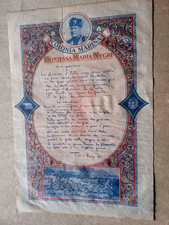 COLONIA MARINA CONTESSA MARIA NEGRI POESIA SU PERGAMENA TRILUSSA MUSSOLINI