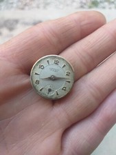 LANCO QUADRANTE DIAL 17 RUBIS e MECCANISMO 18 mm Vintage FOR PARTS USATO
