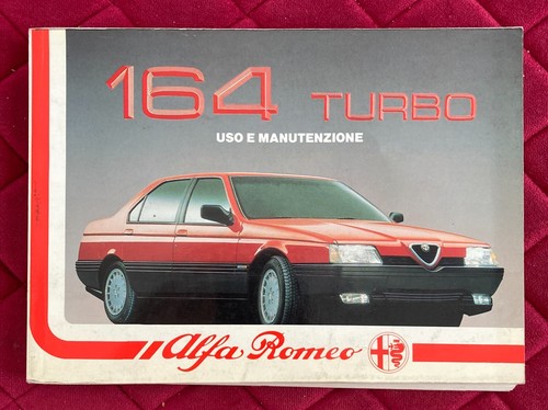 164 turbo alfa romeo - romeo, libretto