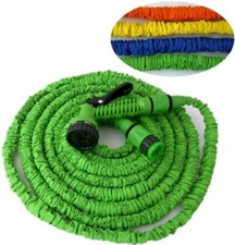 Tubo irrigazione estensibile completo tiramolla da 5 a 15 mt giardinaggio Garden