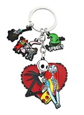 Nightmare Before Christmas Portachiavi Jack Skeletron Skellington Sally Cuore