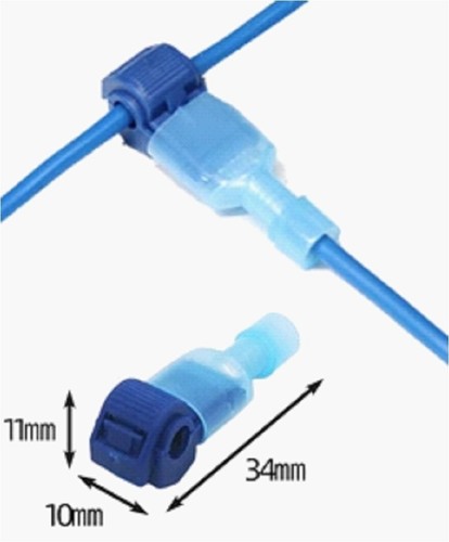 Pezzi connettori tap - pezzi, t-tap