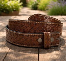 Cintura western vera pelle