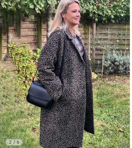 Cappotto zara stampa animalier - cappotto,