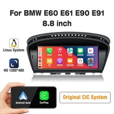 Display auto 8,8" wireless CarPlay Apple per BMW Serie 3 E90 E91 Serie 5 E60 E61 IT