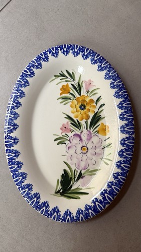 Piatto ovale con decorazione