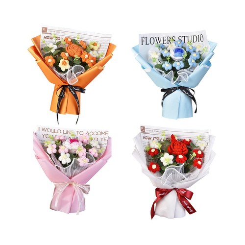 Bouquet fiori all uncinetto - di,