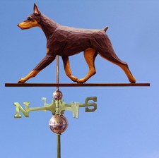 Doberman intagliato mano - doberman,
