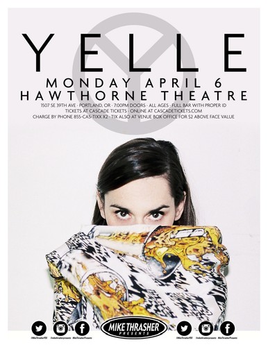 Poster tour concerto yelle - concerto,