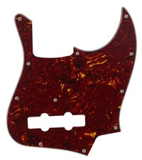 Tartaruga rossa 4 strati per Fender Geddy Lee battipenna chitarra basso jazz piastra antigraffio