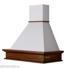 Cappa cucina classica CLASS 90 rustica legno fascione noce motore Faber CL90-NCB