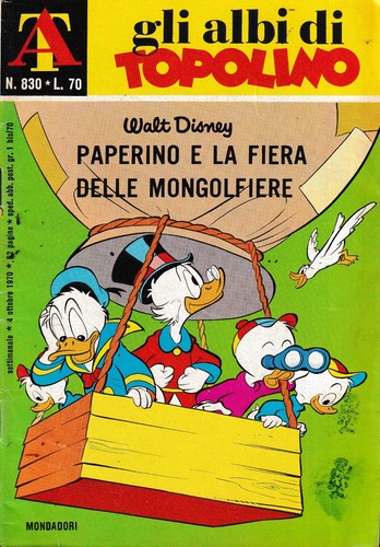 Albi topolino 830 - albi, di
