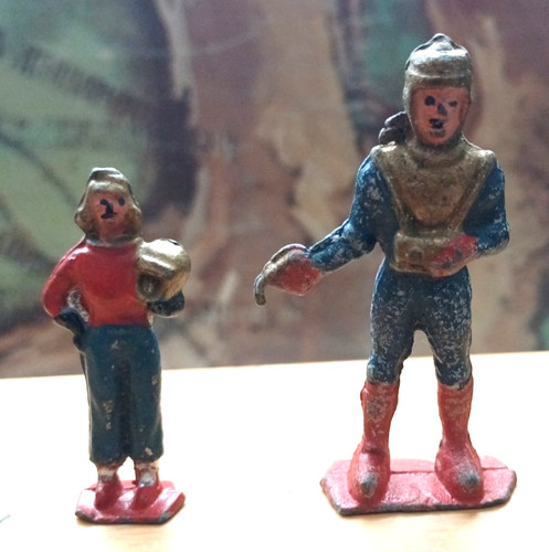 Figurine spacemen vintage - spacemen, con