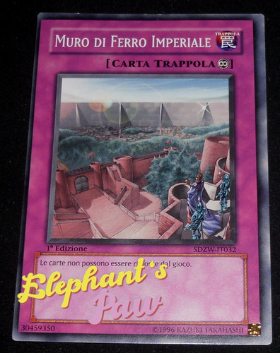 Yugioh muro di ferro - muro,