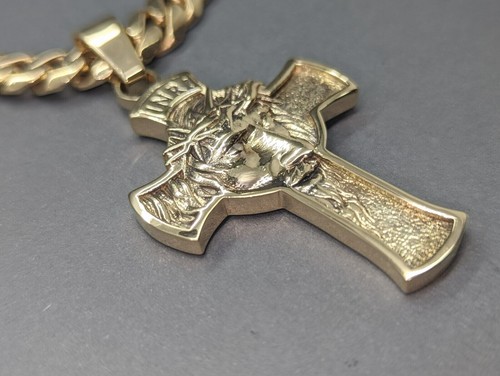 Croce uomo oro - in, massiccio
