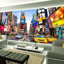 PAPIER PEINT 3D VILLE VUE NEW YORK  REVETEMENT MURAL HAUTE QUALITE 4 FINITIONS