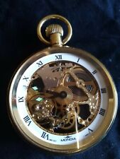 Orologio da tasca scheletrato Mondia Zenith anni 80 firmato