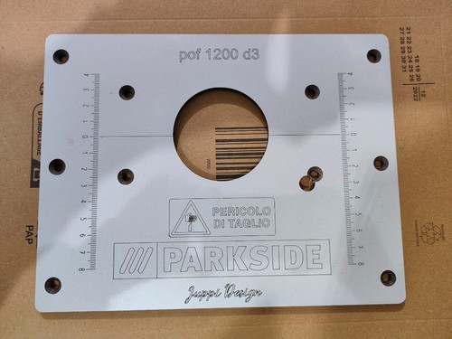 Piastra fresatrice parkside - fresatrice,