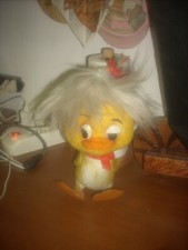 raro vecchio pupazzo papero in