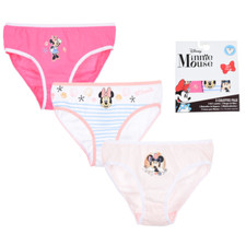 MUTANDINE SET 3 PEZZI MINNIE DISNEY SLIP IN COTONE IN SCATOLA 3/8 ANNI - YE30027
