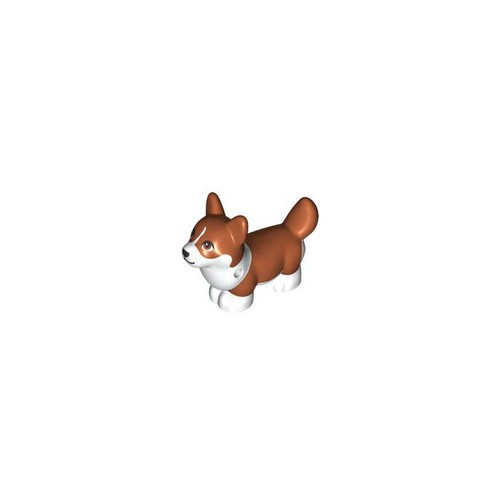 Lego corgi cane bianco - corgi,