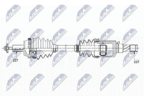 Albero motore nty npw - motore,