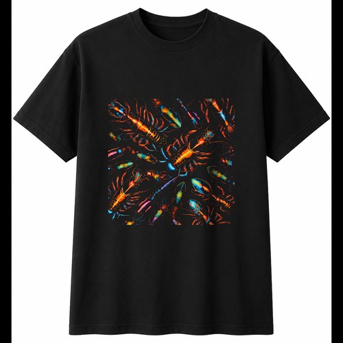 Shirt uomo aragosta raggi di - raggi,