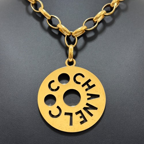Collana lunga rotonda logo