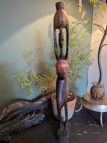 Vintage 42cm african hand - vintage,