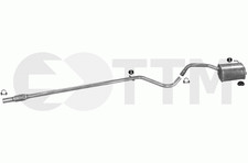 FIAT PANDA II 1.1 1.2 54/60cV 2003-2012 Ligne D'échappement Silencieux