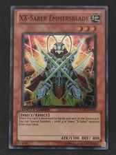 YUGIOH Emmersblade Sciabola-XX XX-Saber SUPER RARA HASE-EN001 american 