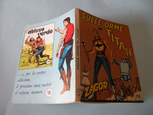 Zagor scritta rossa 350 lire - scritta,