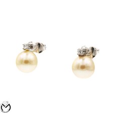 Orecchini oro bianco 18 kt 750
