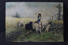 DIPINTO ANTICO AD OLIO SU