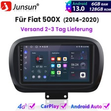 6+128GB per Fiat 500X 2014-2020 Carplay Android 13 Autoradio GPS NAVIGATORE SATELLITARE Stereo