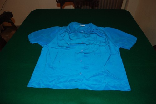Camicetta seta turchese - camicetta, turchese,