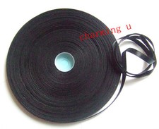 10 metri nastro  Raso lucido,satin 6mm colore nero