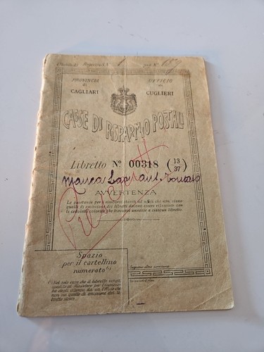 Vecchio libretto casse - vecchio,