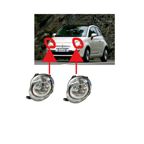 Fiat 500 2007 coppia - fiat,