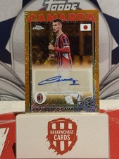 Francesco Camarda – 2024-25 Topps Chrome Japan Arancione Rifrattore Mojo /25 Milano