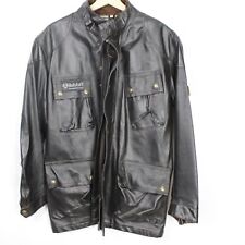 Giacca di pelle Belstaff nera taglia M da uomo