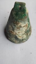 campana antica in bronzo, periodo 700,  come da foto, dim.altezza 7 cm x5 cm.