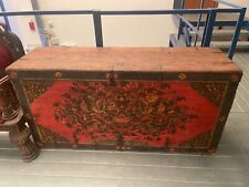 Mobili orientali Tibet in blocco 4 pezzi divano cassapanca