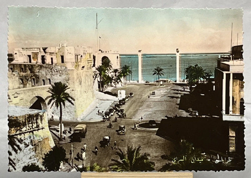 Cartolina tripoli piazza - tripoli,