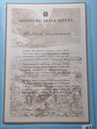 Repubblica italiana diploma - italiana, in