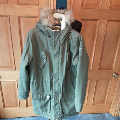 Giacca cappotto parka verde