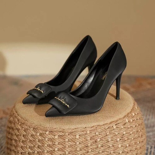 Decolte scarpe nero oro - 9,
