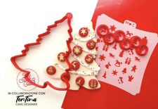 Albero Palline Stencil