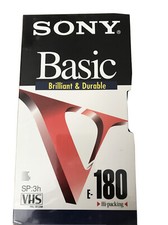 VHS SONY Basic E-180 VERGINE